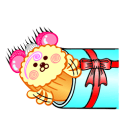 Roll cake Bear Sticker sticker #14166965