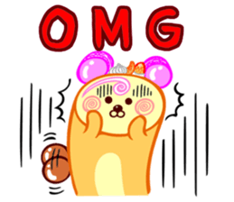 Roll cake Bear Sticker sticker #14166970