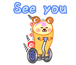 Roll cake Bear Sticker sticker #14166973