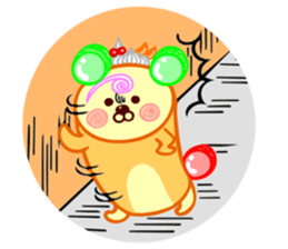 Roll cake Bear Sticker sticker #14166979