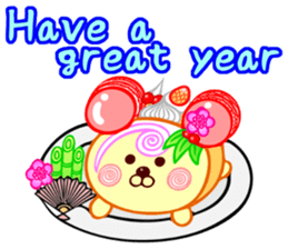 Roll cake Bear Sticker sticker #14166989
