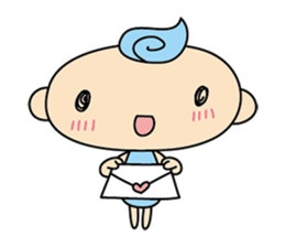 Fun twin baby sticker #14167019