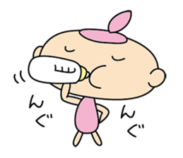 Fun twin baby sticker #14167027