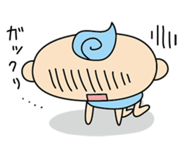 Fun twin baby sticker #14167028