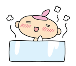 Fun twin baby sticker #14167029