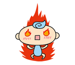 Fun twin baby sticker #14167033