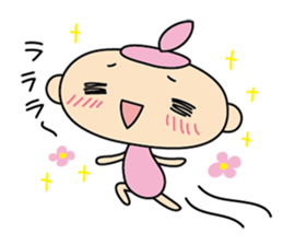 Fun twin baby sticker #14167035