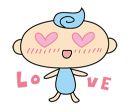 Fun twin baby sticker #14167037