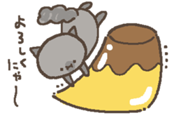 Cat Pudding2 sticker #14167134