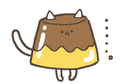 Cat Pudding2 sticker #14167146
