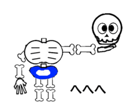moveing a skeleton sticker #14168118