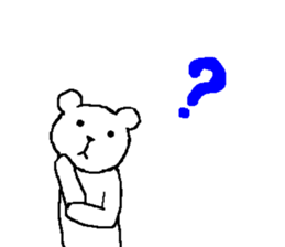 Only picture bear sticker 2 sticker #14168229