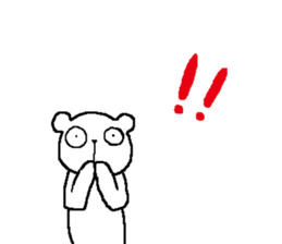 Only picture bear sticker 2 sticker #14168230