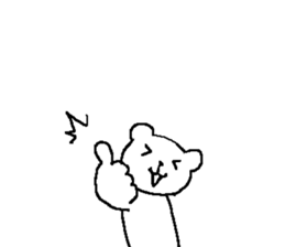 Only picture bear sticker 2 sticker #14168235