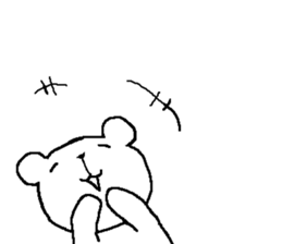 Only picture bear sticker 2 sticker #14168244