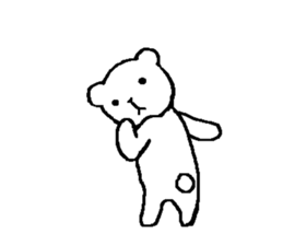 Only picture bear sticker 2 sticker #14168249