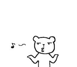 Only picture bear sticker 2 sticker #14168254