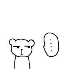 Only picture bear sticker 2 sticker #14168255