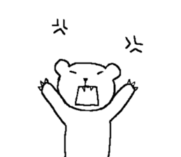 Only picture bear sticker 2 sticker #14168259