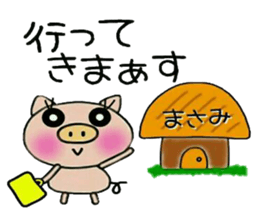 Very convenient! Sticker of [Masami]! sticker #14168442