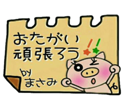 Very convenient! Sticker of [Masami]! sticker #14168453