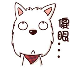 WEI&DOGGIE 'S HAPPY LIFE - 2 sticker #14168620