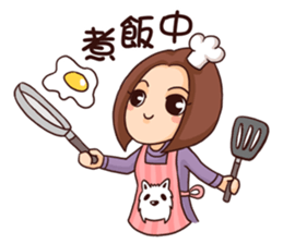 WEI&DOGGIE 'S HAPPY LIFE - 2 sticker #14168630