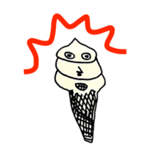 SOFT CREAM TARO sticker #14169155