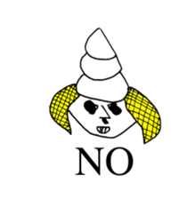 SOFT CREAM TARO sticker #14169156