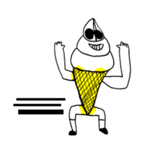 SOFT CREAM TARO sticker #14169164