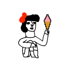 SOFT CREAM TARO sticker #14169168