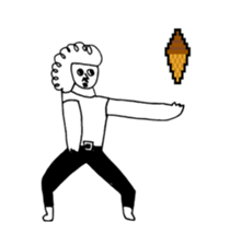 SOFT CREAM TARO sticker #14169169