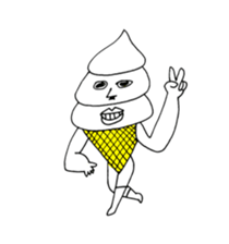 SOFT CREAM TARO sticker #14169181