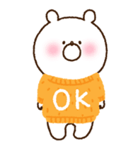*Animated* Girly Bear for winter sticker #14169311