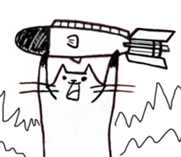 Cat Elva - crazy edition sticker #14169460