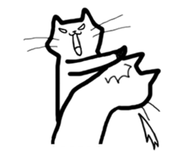 Cat Elva - crazy edition sticker #14169473