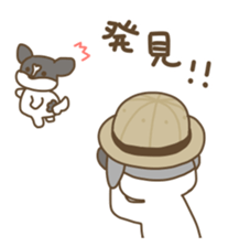 Poteto and Cocoa dog Sticker2 sticker #14169560