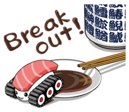 Sushi Tank-2(English) sticker #14170047