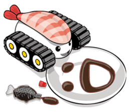 Sushi Tank-2(English) sticker #14170051