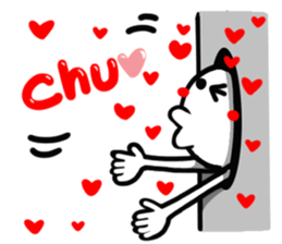 Person in a tunnel (reaction). sticker #14170201