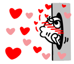 Person in a tunnel (reaction). sticker #14170207