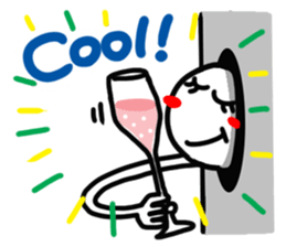 Person in a tunnel (reaction). sticker #14170208