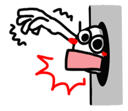 Person in a tunnel (reaction). sticker #14170211