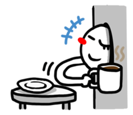 Person in a tunnel (reaction). sticker #14170212