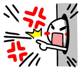 Person in a tunnel (reaction). sticker #14170218