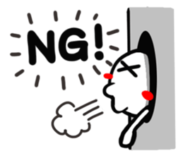 Person in a tunnel (reaction). sticker #14170223