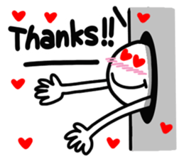 Person in a tunnel (reaction). sticker #14170224