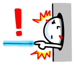 Person in a tunnel (reaction). sticker #14170226