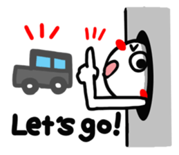 Person in a tunnel (reaction). sticker #14170227