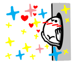 Person in a tunnel (reaction). sticker #14170229